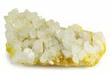 Lustrous Celestine (Celestite) Crystals on Sulfur - Italy #243271-1